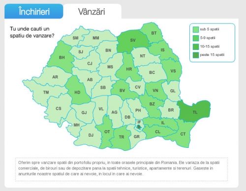 Romtelecom scoate la vanzare apartamente si spatii comerciale