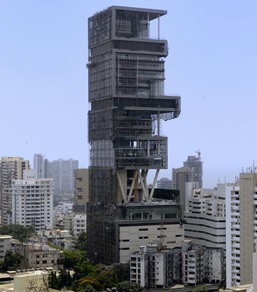 Un bloc de 27 de etaje din India, cea mai scumpa locuinta din lume