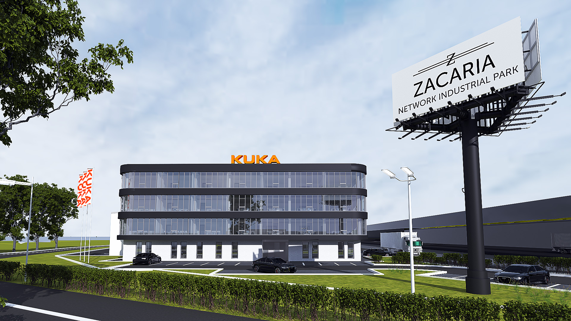 Zacaria livreaza prima cladire din cel mai mare parc industrial din Sibiu