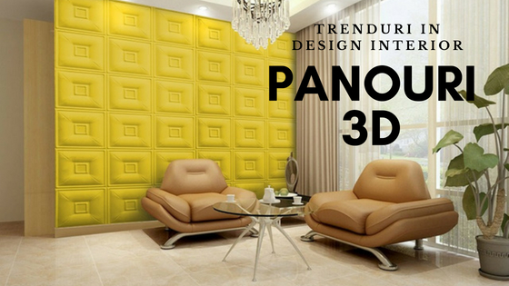 Trenduri in design interior: panouri 3D de perete